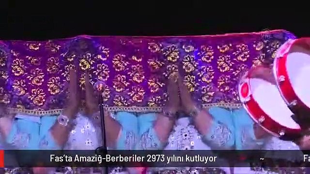 Fas'ta Amaziğ-Berberiler 2973 yılını kutluyor