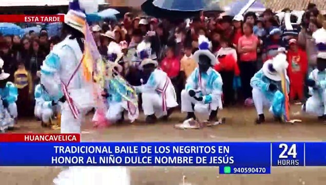 Huancavelica: conoce la tradicional danza “Los Negritos” en honor al Niño Dulce Nombre de Jesús