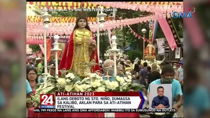 Ilang deboto ng Sto. Niño, dumagsa sa Kalibo, Aklan para sa Ati-Atihan Festival | 24 Oras Weekend