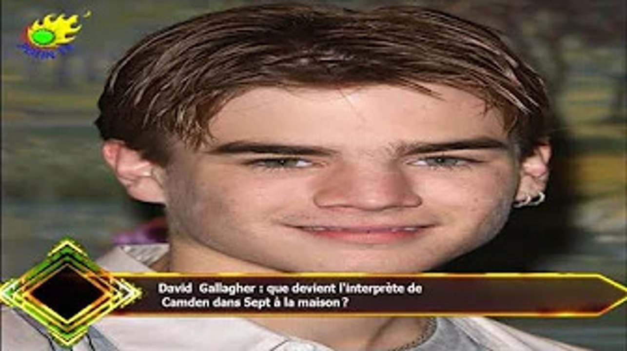 David Gallagher : que devient l'interprète de  Camden dans Sept à la maison ?