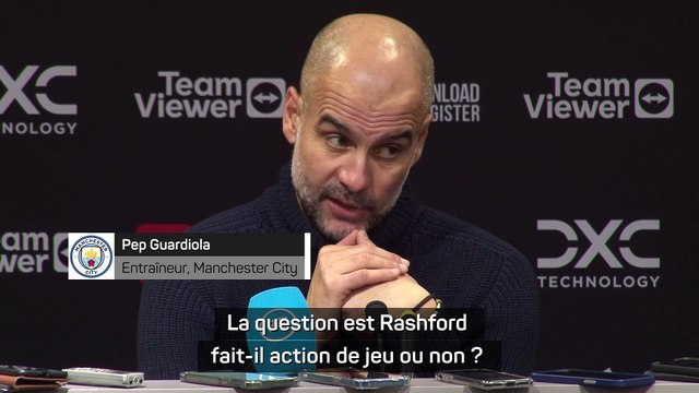 La colère froide de Guardiola : Dix fois sur dix, c'est hors jeu mais à Old Trafford...