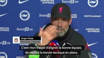 Klopp : "Pas le souvenir d'un pire match"