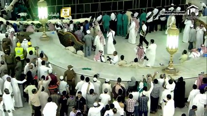 Kaaba Kiswa change 2015 Makka Masjid Al Haram