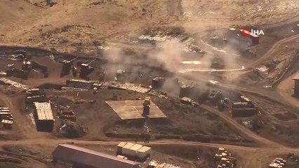 Üsleri ziyaret eden gazeteciler, Pençe-Kilit Harekat bölgesindeki mücadeleye tanıklık etti