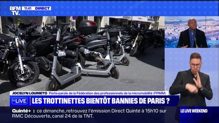 Jocelyn Loumeto (fédération des professionnels de la micromobilité) sur les trottinettes: "Commençons par appliquer les lois qui existent"