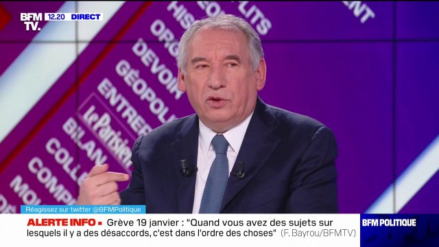 François Bayrou, président du Modem, sur la réforme des retraites: On a évité le risque insupportable d'une réforme à la sauvette