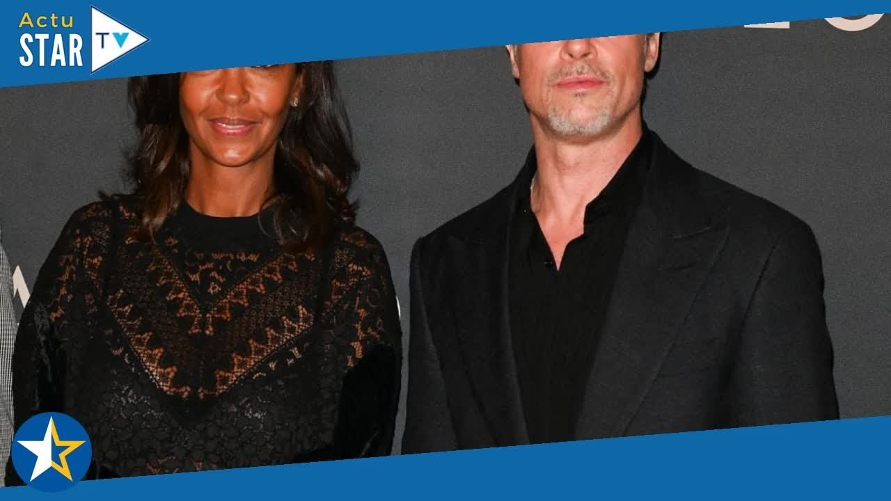 Karine Le Marchand en mini jupe et soutien-gorge apparent au bras de Brad Pitt, Ophélie Meunier très