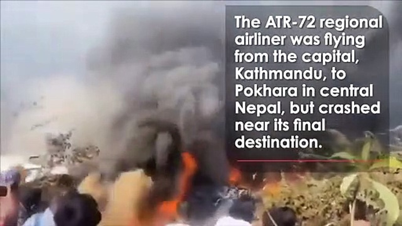 Video Captures Plane Losing Control Moments Before Crashing in Nepal