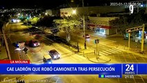 La Molina: capturan a delincuente que robó camioneta