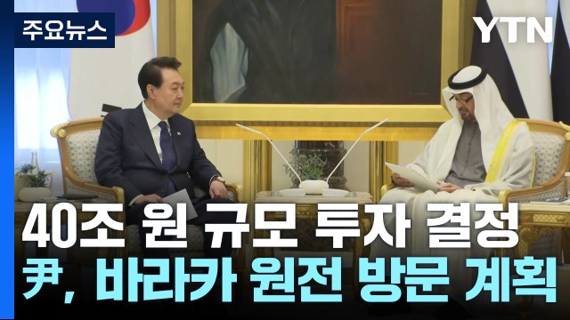 UAE 한국에 300억 달러 투자 ...원전 등 양해각서 40여 건 체결 / YTN