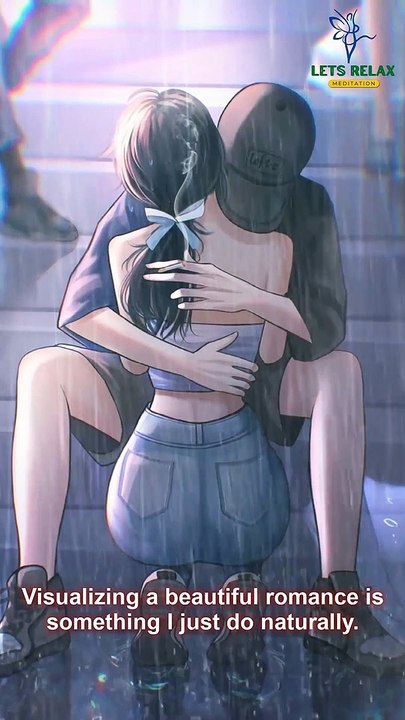 Hug in the Rain • Beautiful Romance • Soulmate Affirmations | #love #relationship #hug #rain #shorts
