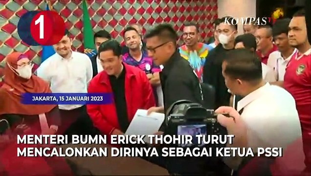 [TOP 3 NEWS] Erick Thohir Caketum PSSI, Jokowi Bersepeda di CFD, Iwan Bule Usul 1 Oktober Libur