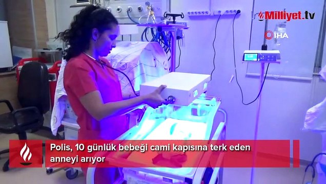 10 günlük bebek cami kapısına bırakıldı! Anne her yerde aranıyor