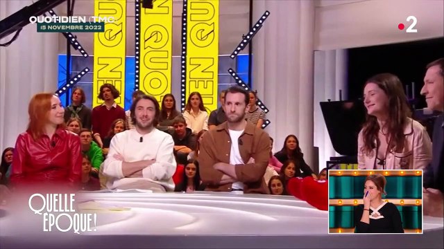 Léa Salamé face à une blague graveleuse sur son compagnon Raphaël Glucksmann, dans Quelle Époque!