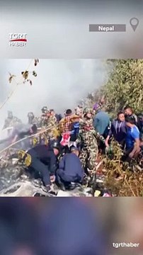 Nepal'de 72 Kişiyi Taşıyan Yolcu Uçağı Düştü #nepal #uçak #uçakkazası #shorts