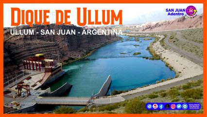 Dique de Ullum, San Juan, Argentina.