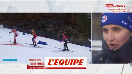 Simon : « J'avais déjà mon plan dans ma tête » - Biathlon - CM (F)