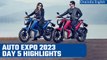 Auto Expo 2023 Day 5 highlights | Tork Kratos R | Bajaj Pulsar | Oneindia News *Auto