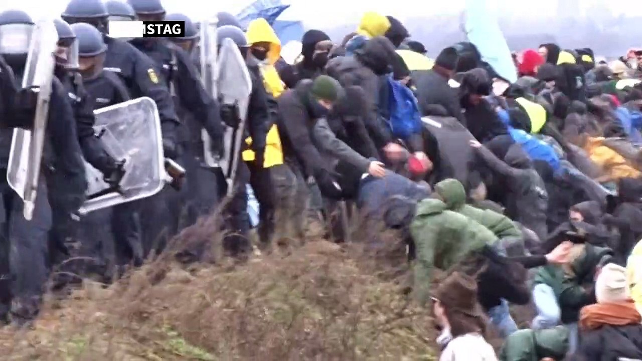 Proteste in Lützerath: Viele Polizisten und Demonstranten verletzt