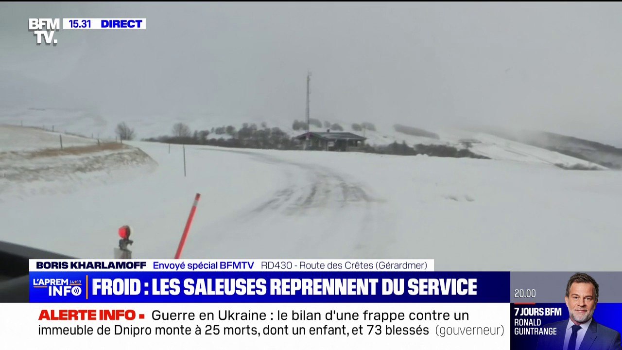Retour de la neige: dans les Vosges, les chasse-neige et les saleuses reprennent du service