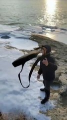 Petite baignade pas vraiment prévue