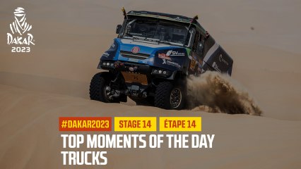 Trucks Top moments - Étape 14 / Stage 14 - #Dakar2023