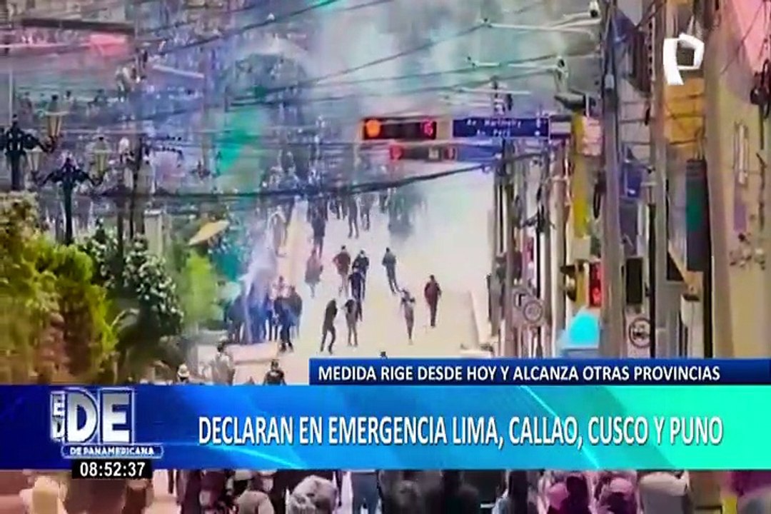 Declaran estado de emergencia en Lima, Callao, Puno y Cusco