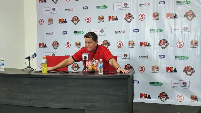 Barangay Ginebra postgame press conference after winning PBA Commissioner's Cup finals