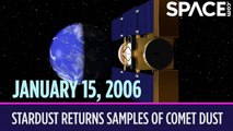 OTD in Space – January 15: Stardust Spacecraft Returns Samples of Comet Dust