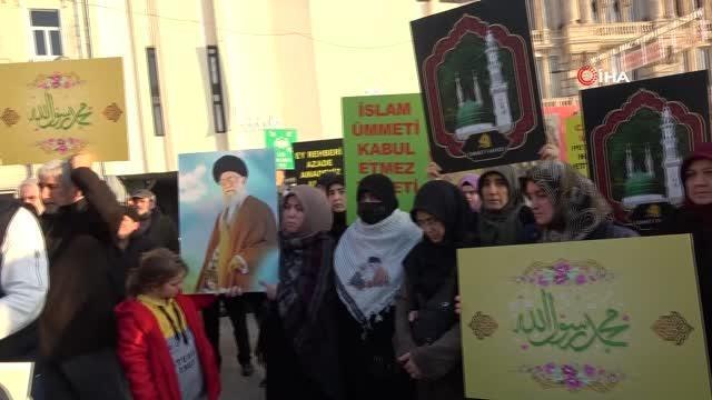 Fransız karikatür dergisi İstanbul'da protesto edildi