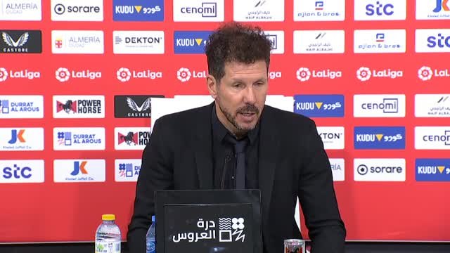 Simeone: No tengo dudas que llegará el gol en el momento más importante que tendremos de aquí hacia adelante