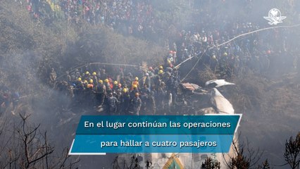 Así fue el avionazo que dejó casi 70 muertos en Nepal
