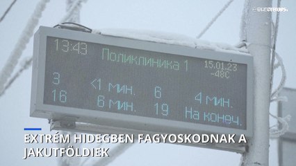 Jakutföldön -62°C-ra süllyedhet a hőmérséklet, extrém hideg várható ❄️