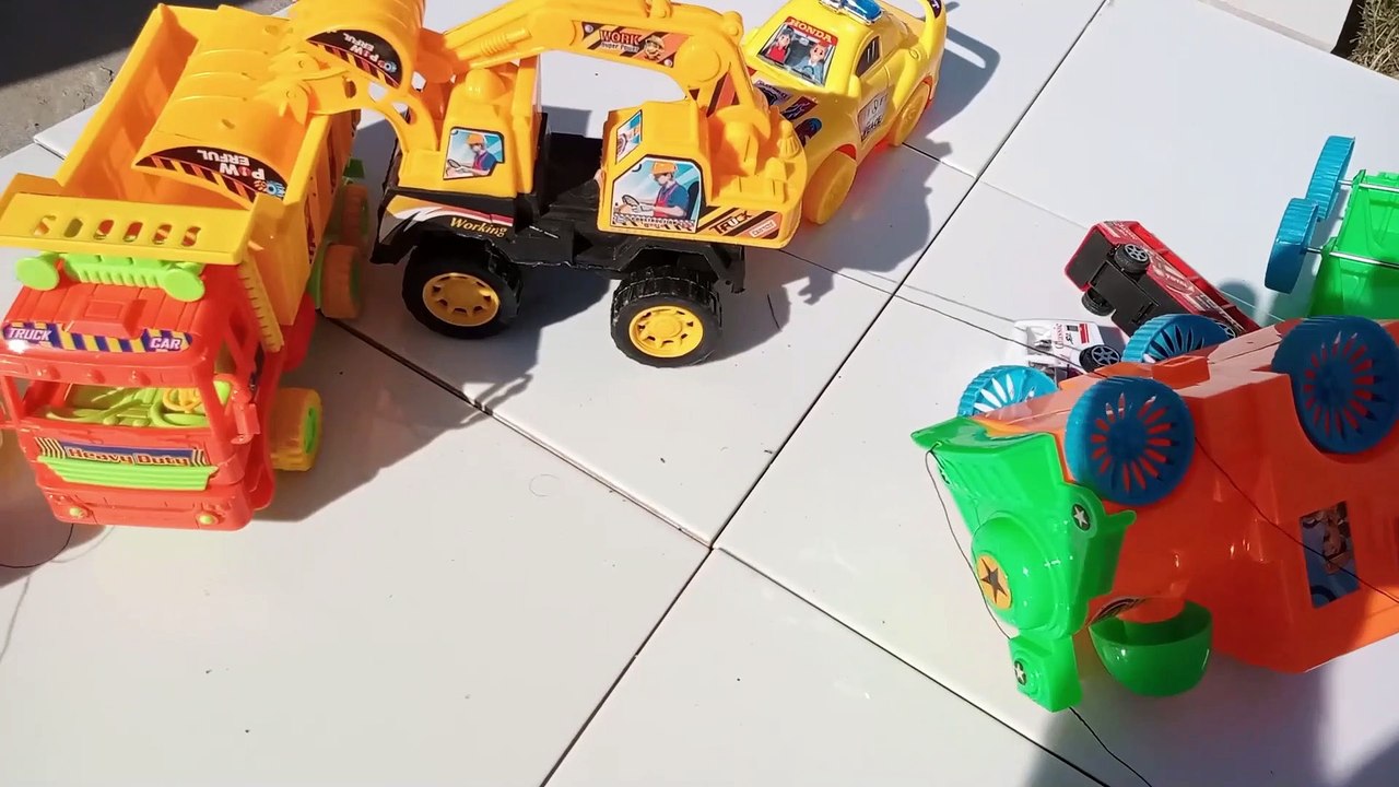 Dragons and The Vehicle Kids Toys and Cars #kids #kidstoysplayground #forkids