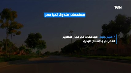 تعرف على مساهمات صندوق "تحيا مصر"