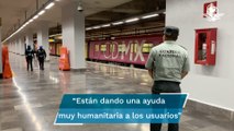 No se está militarizando el Metro con presencia de la GN, “ni siquiera están armados”