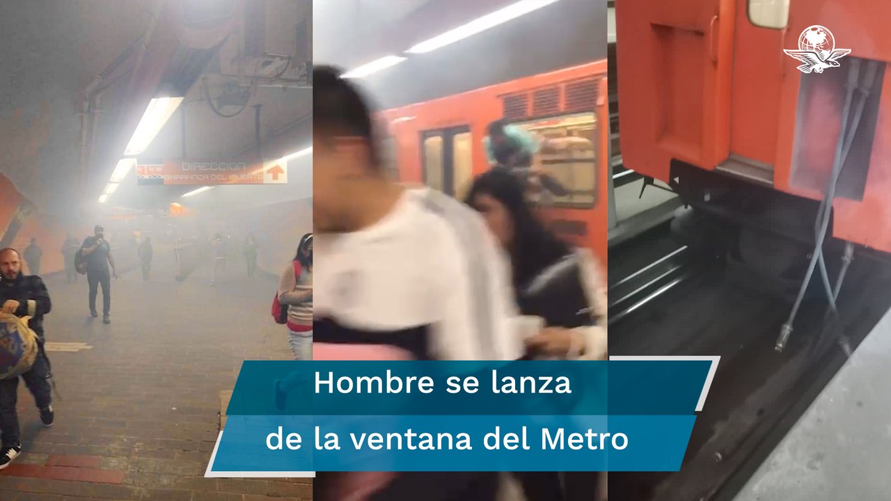 Se separa convoy en Línea 7 del Metro y desalojan a usuarios