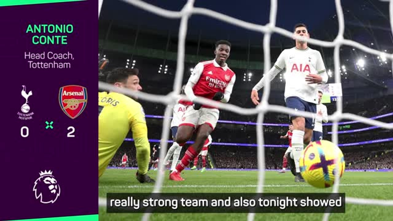 Conte admits bitter rivals Arsenal 'deserve' to...
