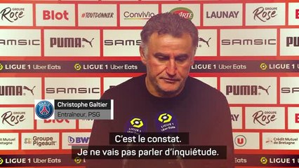 PSG - Galtier : "Une prise de conscience... et après des choix"