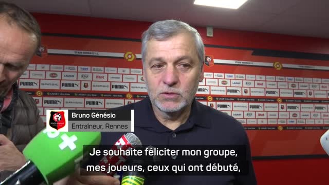 Rennes - Génésio : "Une grande performance"