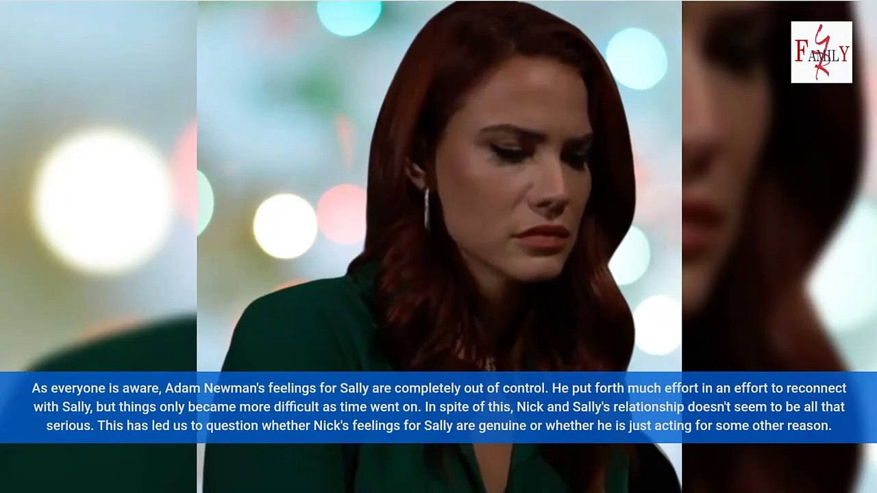 Nick Dont Want Sally Baby, Adam Accepts Daddy Duties Young and the Restless Spoi