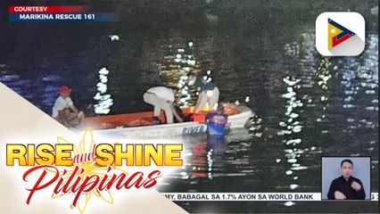 Nalulunod na lalaki sa Marikina River, nasagip ng Marikina Rescue 161