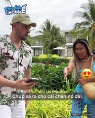 Nỗi khổ chẳng riêng ai: Đi du lịch, chồng Tây hết đứng lại quỳ để chụp ảnh vẫn bị vợ chê | Điện Ảnh Net