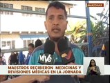 Más de 300 maestros del edo. Amazonas recibieron jornada de medicinas y revisión médica