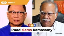 You’re a burden to DAP, Puad tells Ramasamy