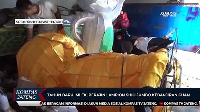 Tahun Baru Imlek, Perajin Lampion Shio Jumbo asal Sukoharjo Kebanjiran Cuan