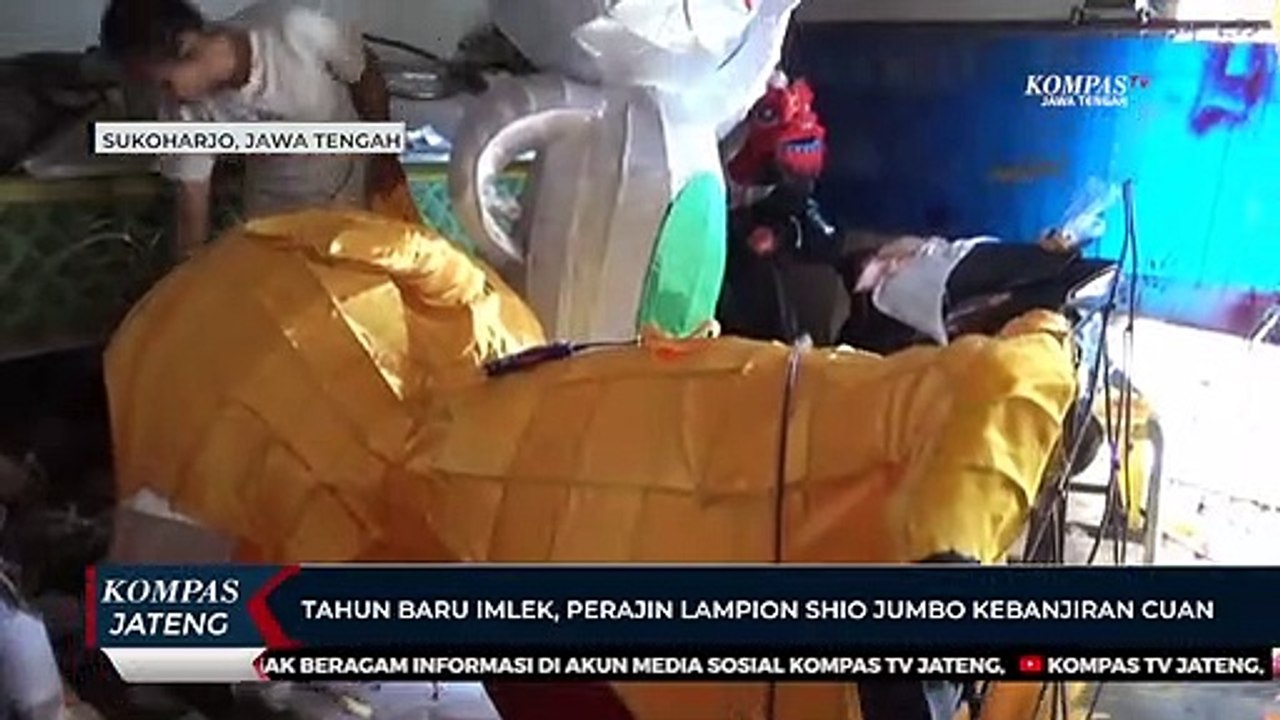 Tahun Baru Imlek, Perajin Lampion Shio Jumbo asal Sukoharjo Kebanjiran Cuan