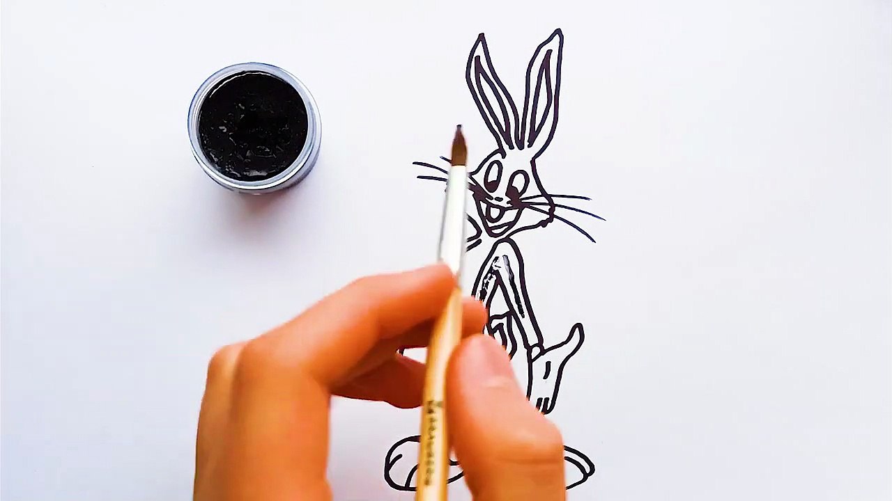 Easy Draw Bugs Bunny