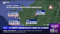 166 km/h dans la Manche, 150km/h à Belle-Île-en-Mer... La tempête Gérard fait tomber plusieurs records de rafales de vent