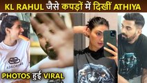 OMG ! Athiya Shetty STOLE BF KL Rahul's Clothes Wears Same To Same Outfit